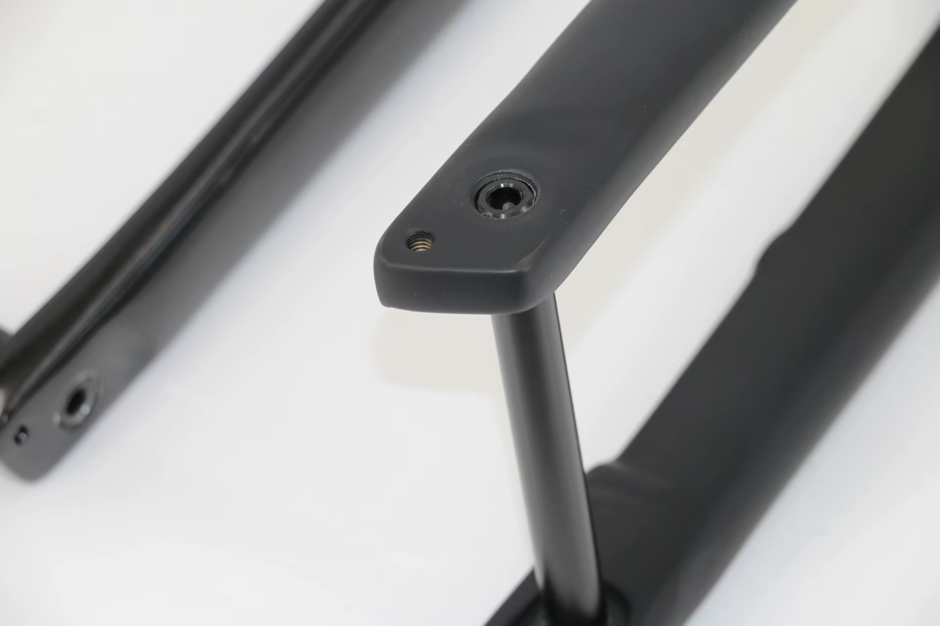 Date 700C Cyclocross voyage gravier vélo de route UD plein en Fiber de carbone vélo fourche avant frein à disque avec trou pour porte-bagages