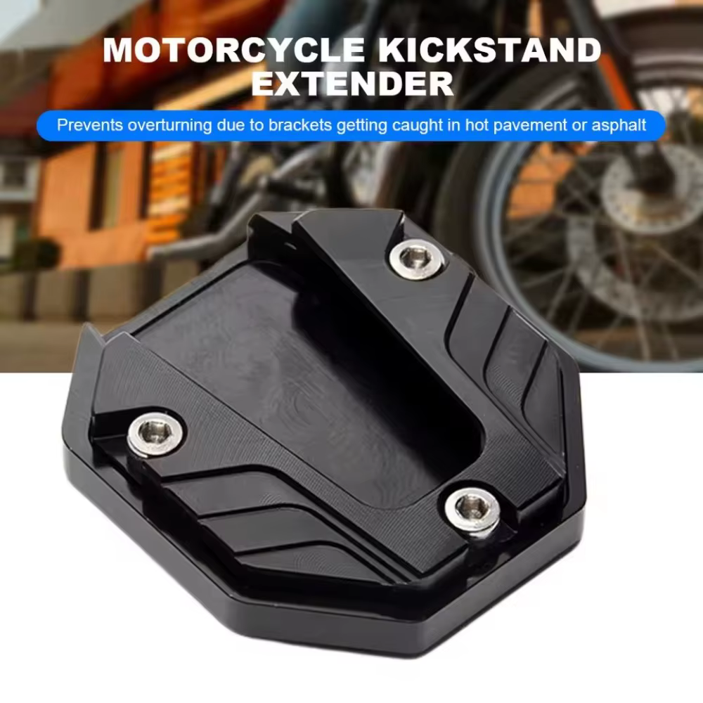 Support de pied de moto modifié