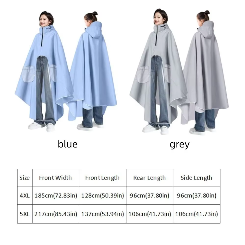 Imperméable épais pour Scooter électrique, imperméable, coupe-vent, col haut, conception visuelle, imperméable pour une seule personne
