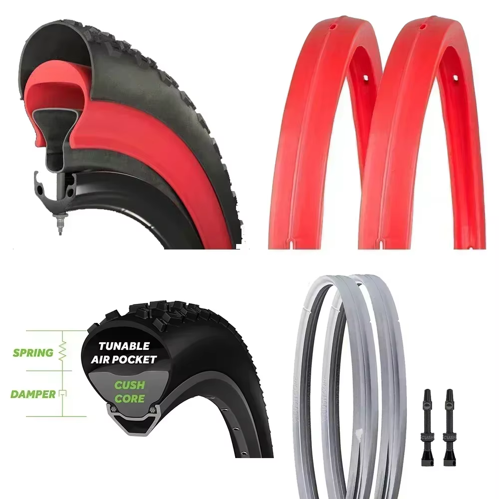 Insert de pneu amélioré pour protéger les pneus de vélo contre les crevaisons et prévenir les blessures