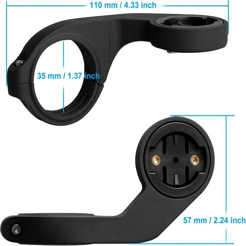 Ensemble de supports d'ordinateur de vélo réglables approuvés par VTT de route ; Parfait pour les modèles Edge