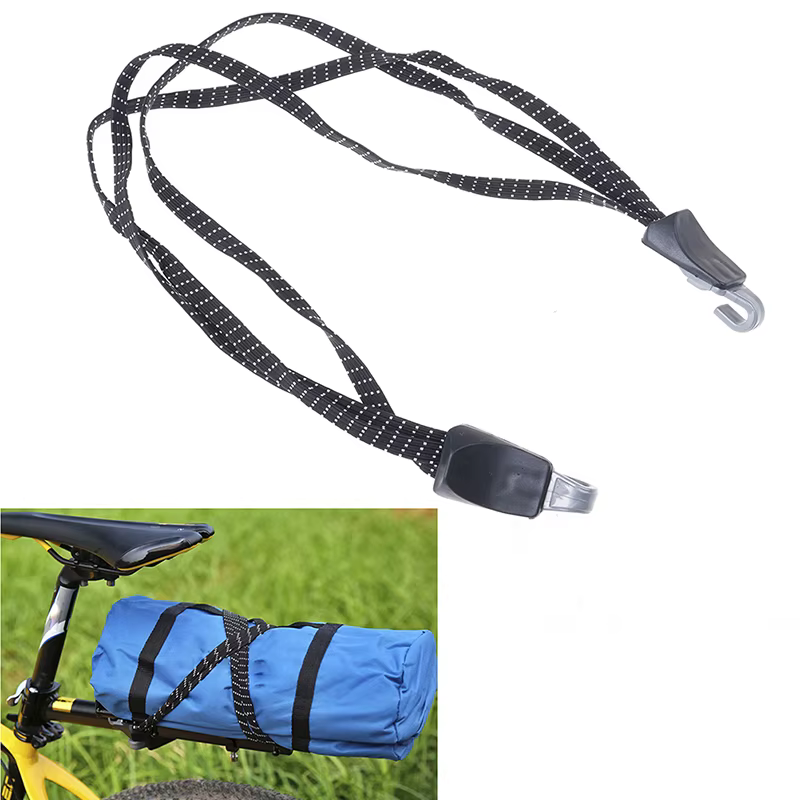 Corde à bagages élastique avec crochets de vélo