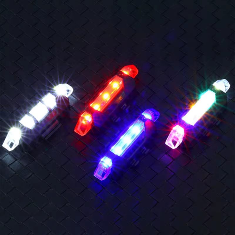 Feu arrière vélo étanche, feu arrière LED rechargeable par USB, feu stop 24BD