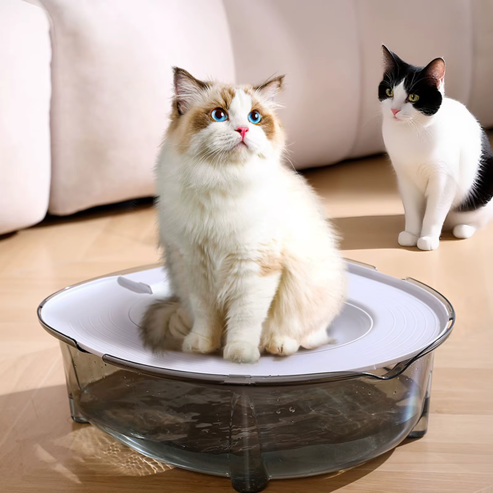 Kit d'entraînement à la propreté pour chat, bac à litière portable réutilisable, système d'apprentissage de la propreté polyvalent et amovible pour animaux de compagnie