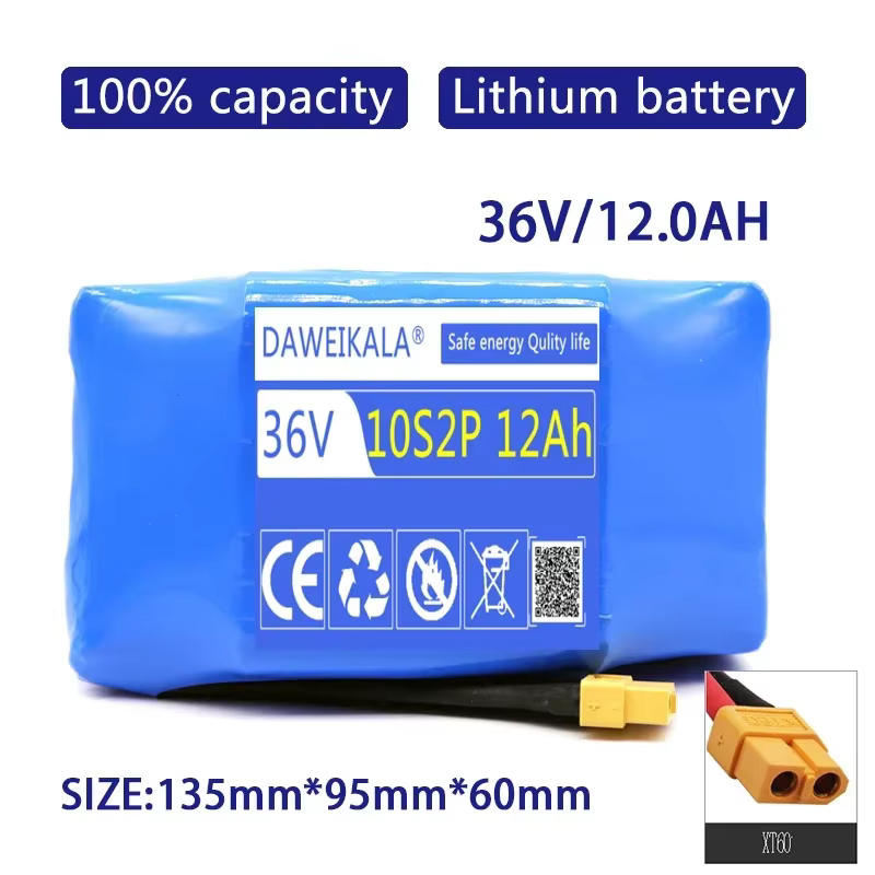 Mise à niveau de la batterie 36V 12000mAh