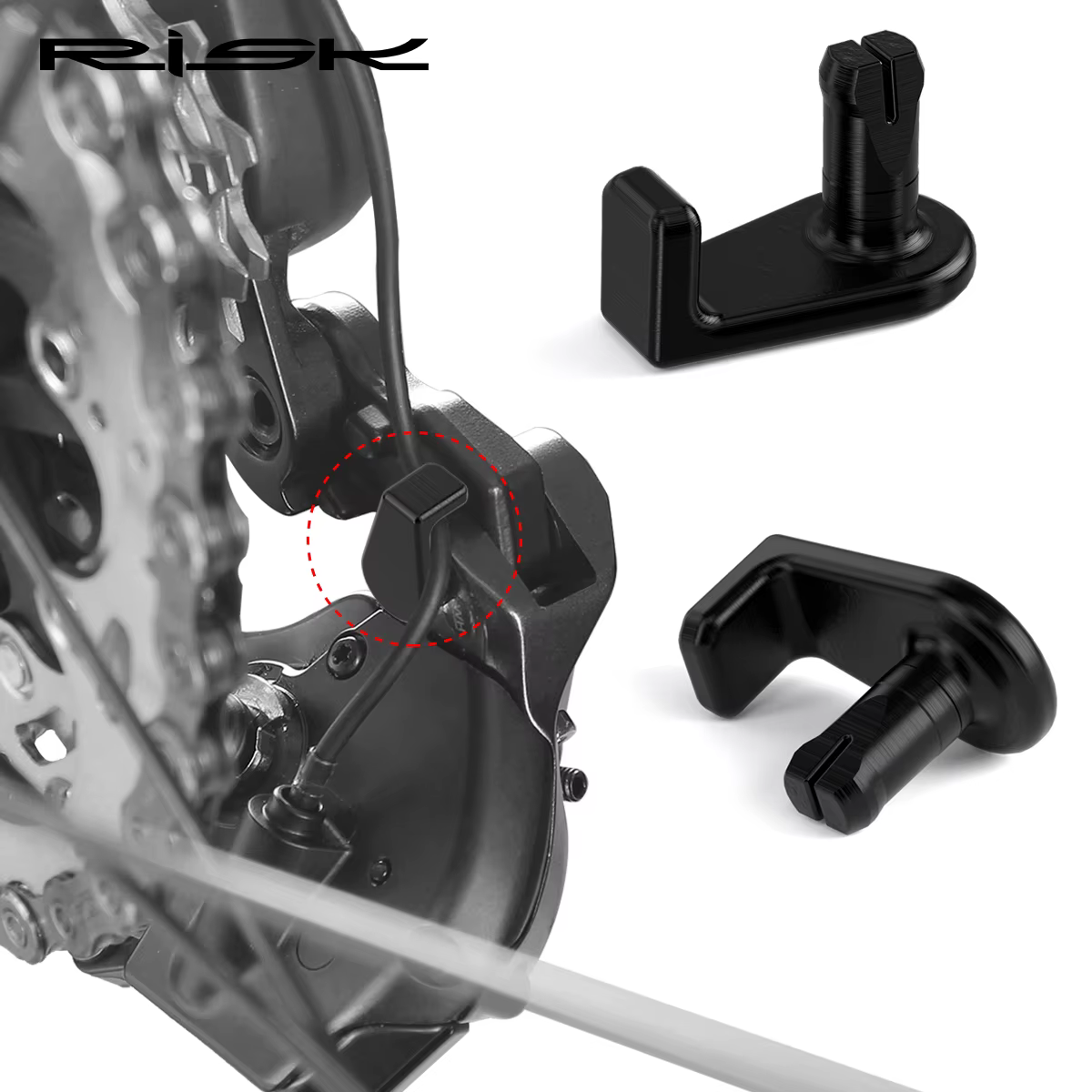 Clip de fixation de câble électrique Di2 pour dérailleur arrière RISK Road Bike 12S SD300
