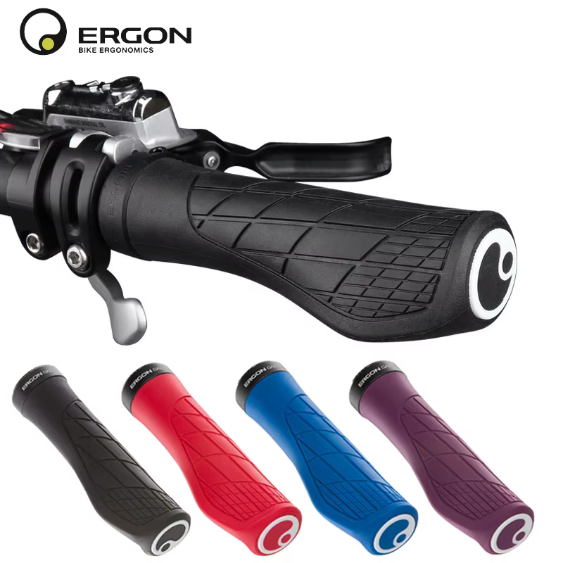 Ergon GA3 poignées ergonomiques pour vélo tout-montagne confort et Support de poignet pour vtt Trail antidérapant VTT