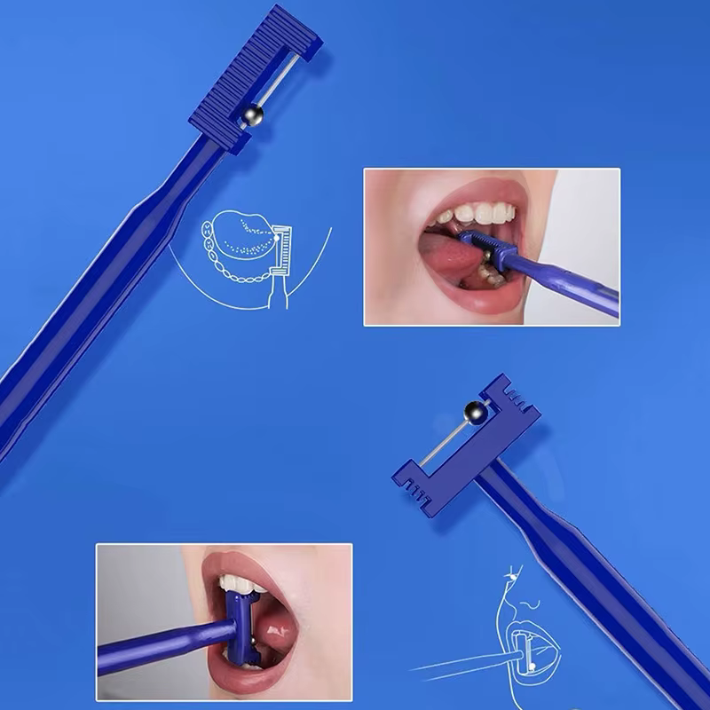 Exercice de soins bucco-dentaires pour la pointe de la langue, pour enfants, thérapie orthophonique, autisme, rééducation sensorielle, entraîneur musculaire de la langue, outil de communication