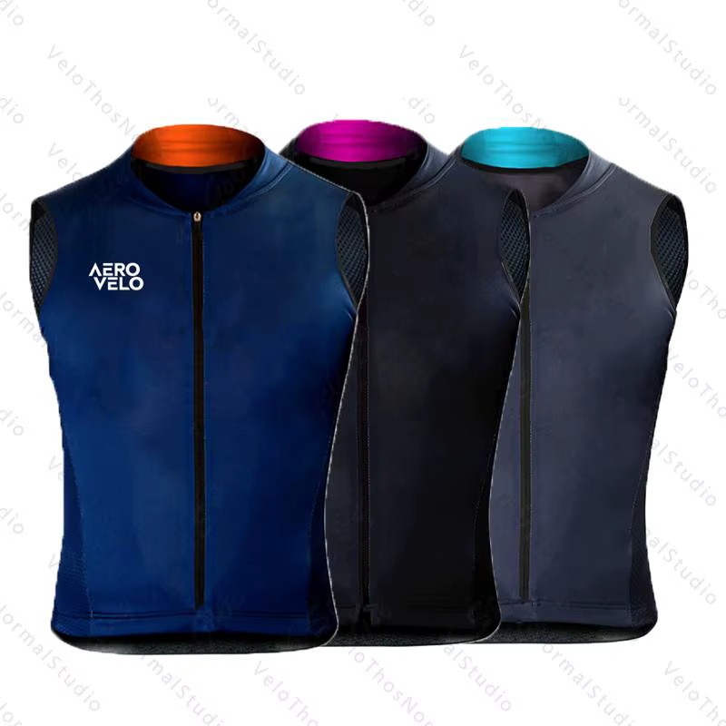 Gilet de cyclisme AERO VELO coupe-vent pour homme