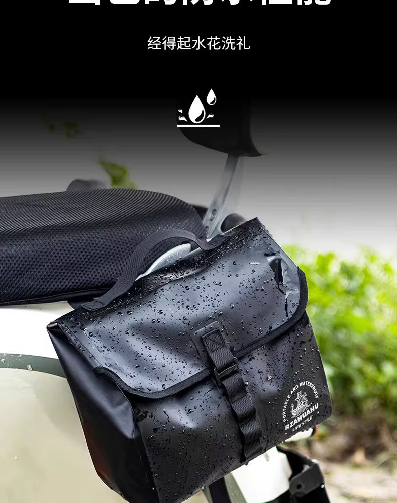Sac de guidon de moto, vélo pliant