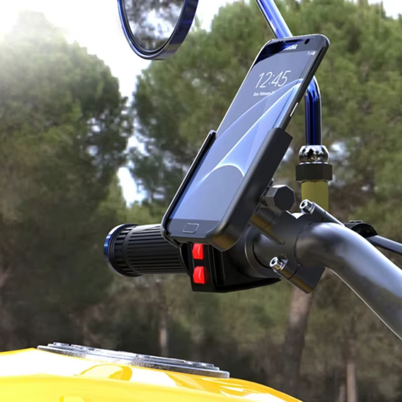 Support de Téléphone Portable en Alliage Antichoc pour Voiture Électrique
