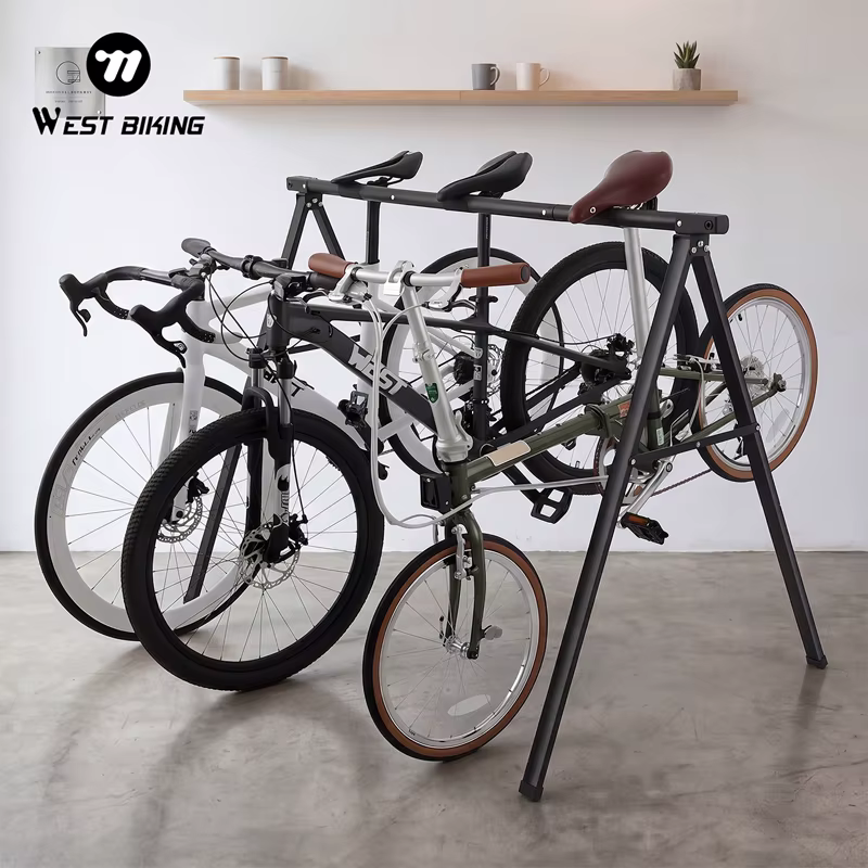 Support vertical pour 3 vélos WEST BIKING
