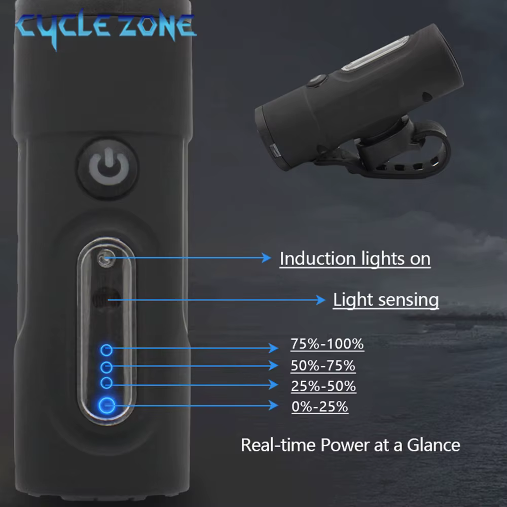 Phares de vélo intelligents rechargeables