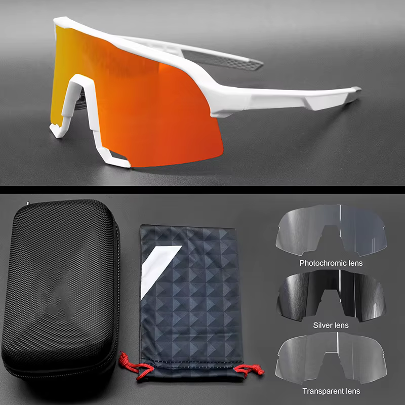 3 lentilles marque vélo lunettes de soleil ensemble S3