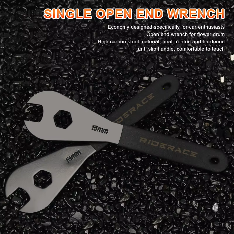 RIDERACE clé à pédale de vélo 15mm Durable pour moyeux de VTT vtt installer clé de retrait outils de réparation de cyclisme sur route