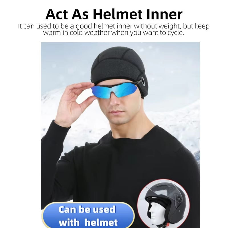 Bonnet d'hiver chaud pour cyclisme