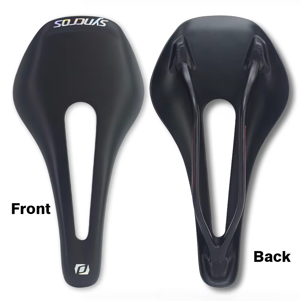 Syncros-Selle de vélo entièrement en fibre de carbone chromée