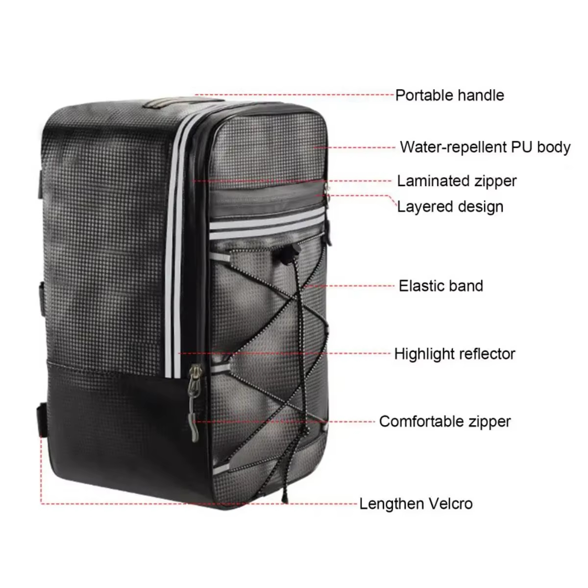 Porte-bagages de vélo, sac de siège arrière pour vélo, sac de voyage étanche pour vélo de montagne VTT, sacs de rangement, accessoires