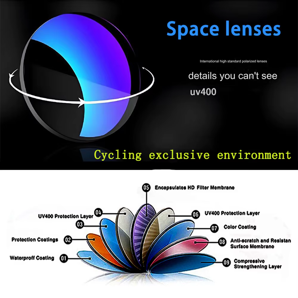 Giant 【Qualité professionnelle】 Lunettes de soleil de pêche à vélo – Protection UV