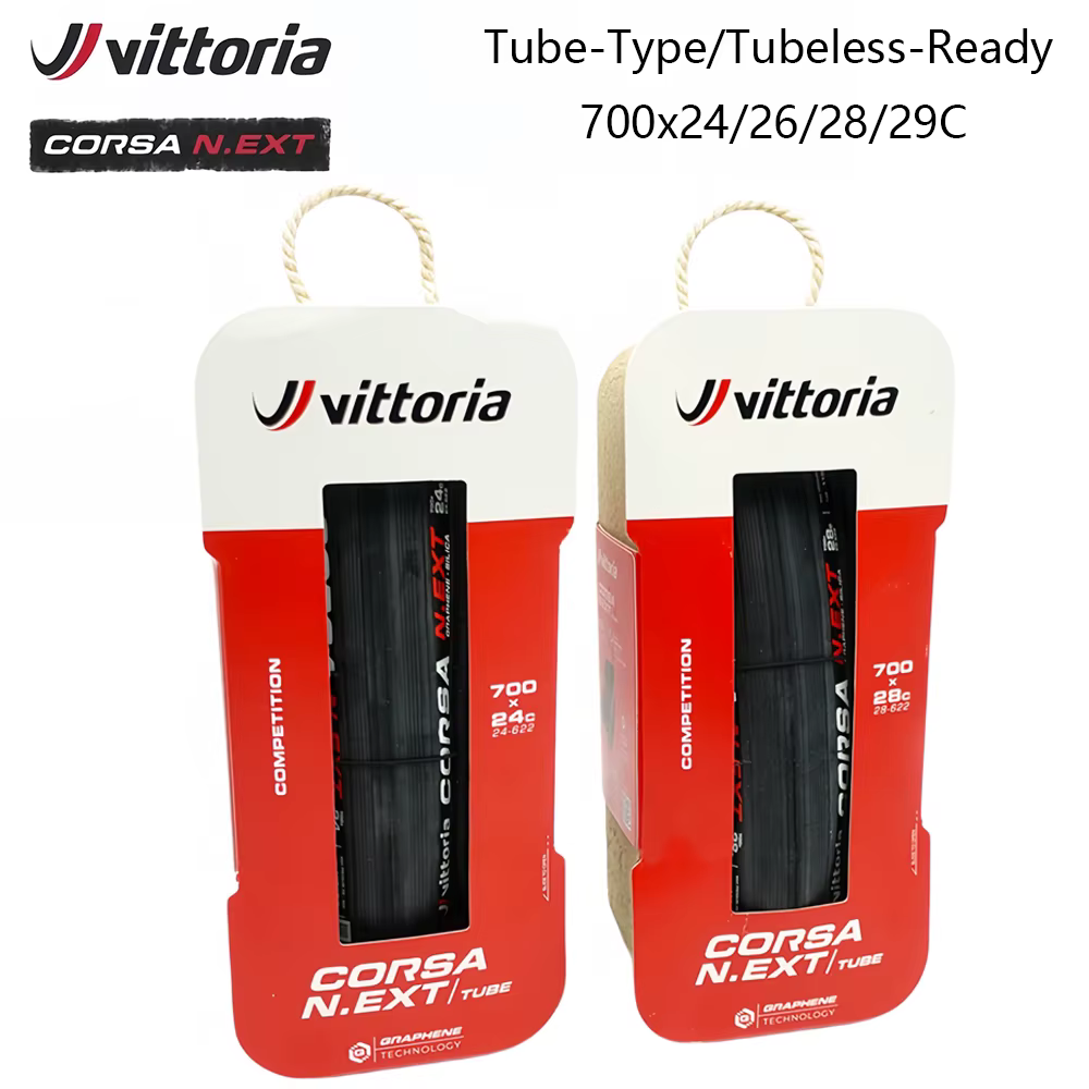 Pneus de vélo de route Vittoria Corsa N.EXT Tube-Type Tubeless