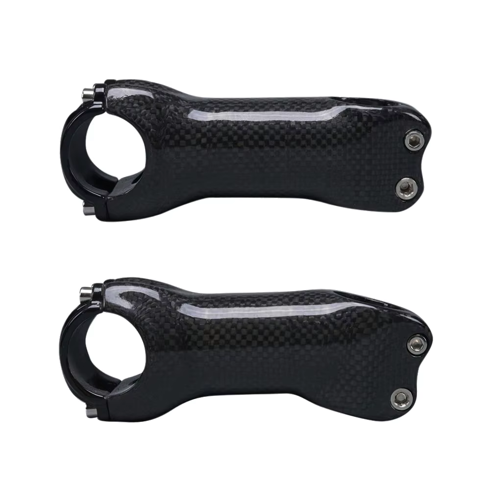 Tige de guidon de vélo en fibre de carbone pour VTT et vélo de route