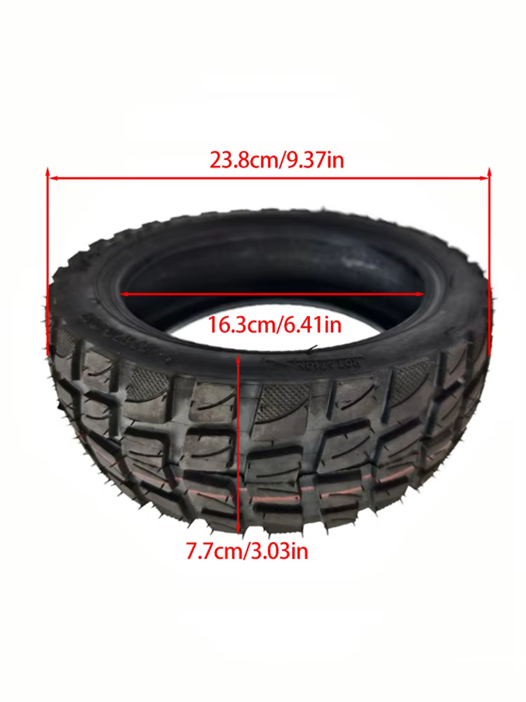 Pneu tubeless 10x2.75-6.5 pour trottinette électrique