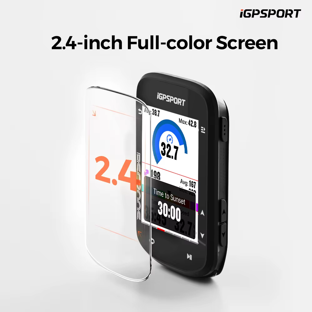 Ordinateur de vélo GPS iGPSPORT BSC200S avec navigation d'itinéraire
