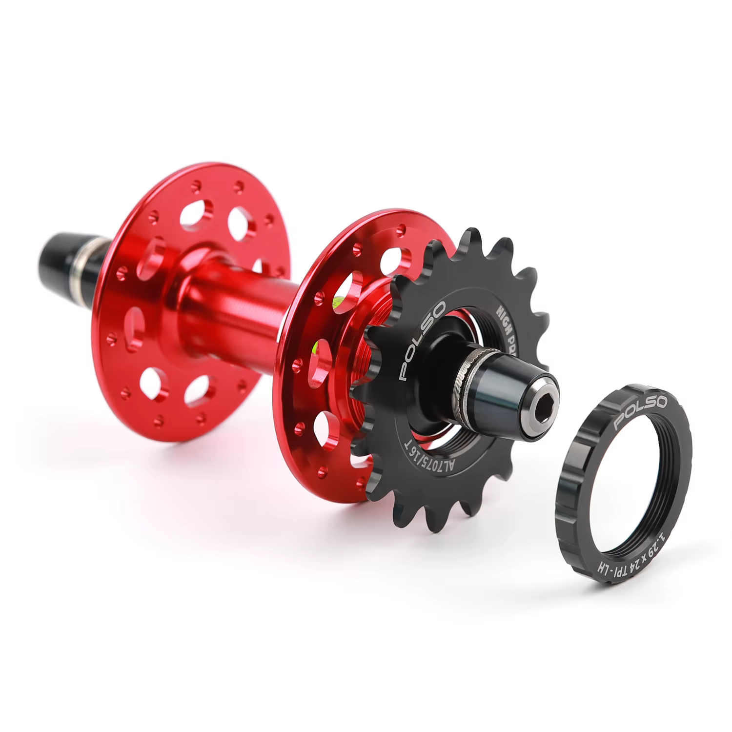 POLSO violet roue libre de vélo à engrenages fixes AL-7075 13T 14T 15T 16T 17T 18T 20T