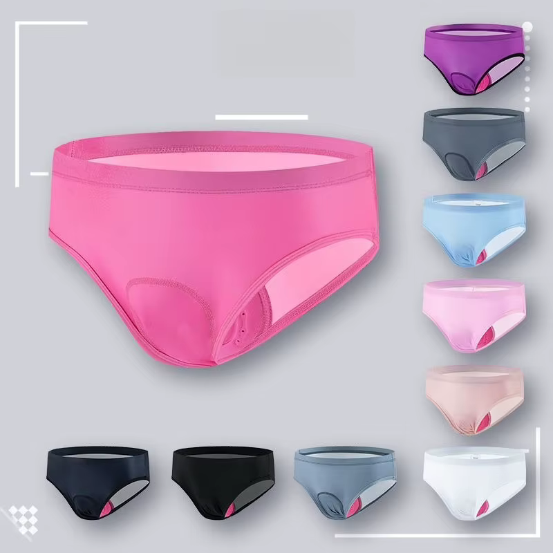 Sous-vêtements de cyclisme pour femmes avec coussin en silicone pour évacuer l'humidité
