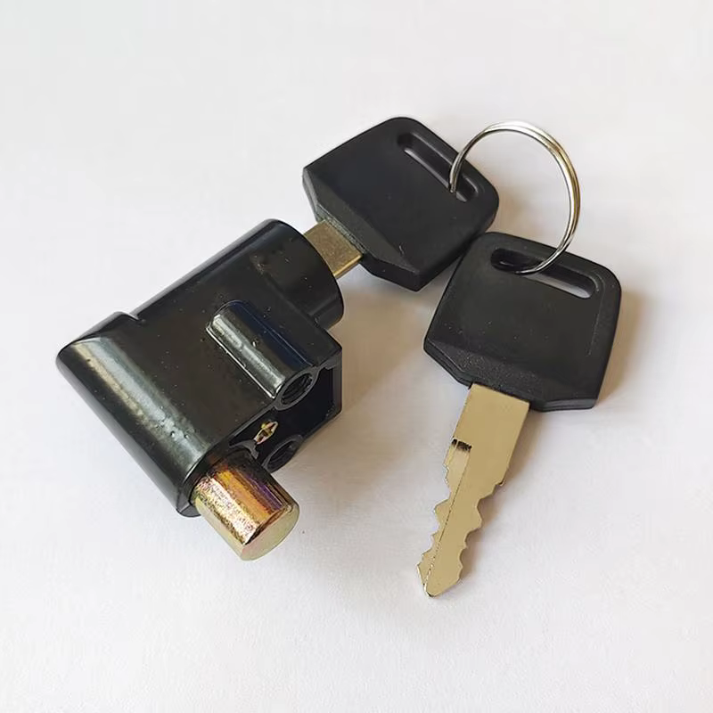 [1PC] Boîtier de batterie de vélo électrique avec mécanisme de verrouillage à tête large