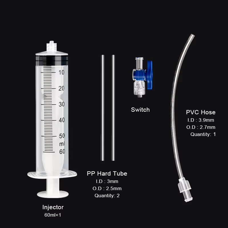 Outil d'injection de liquide pour pneus tubeless de vélo