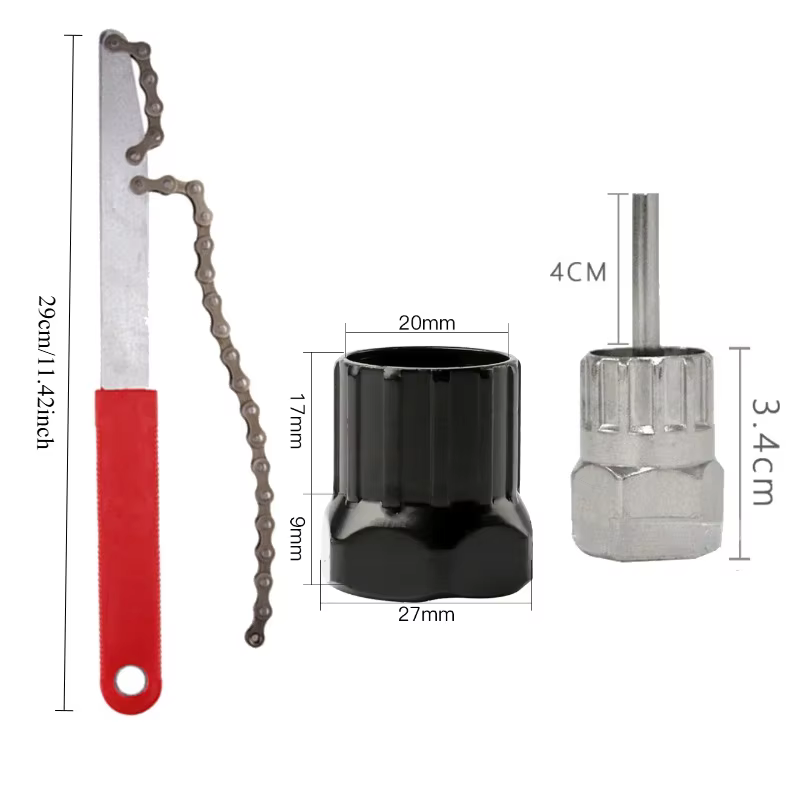 Kit d'outils de démontage de roue libre de vélo