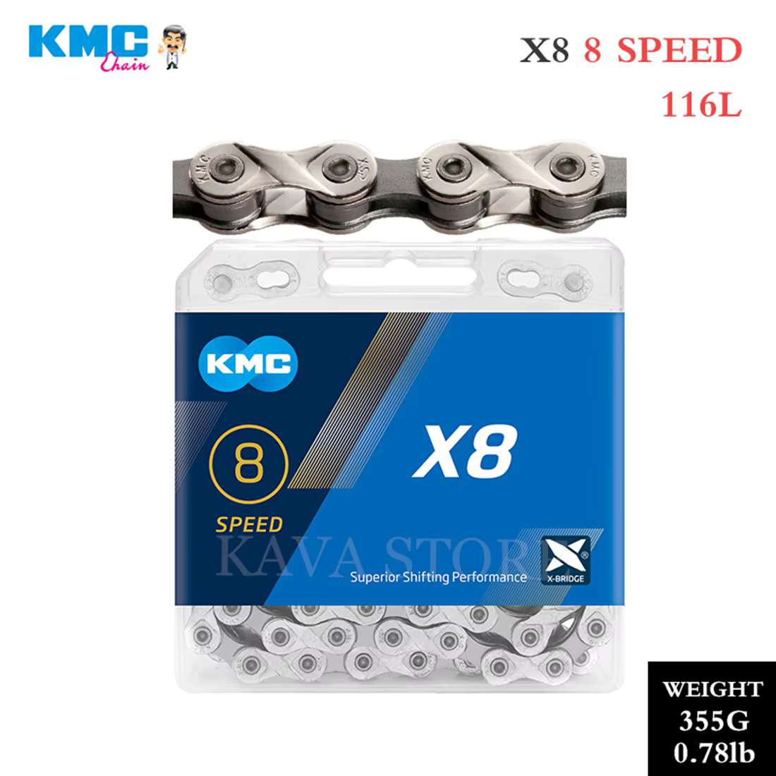 KMC – chaîne de vélo vtt 1 6 7 8 9 10 11 12 vitesses