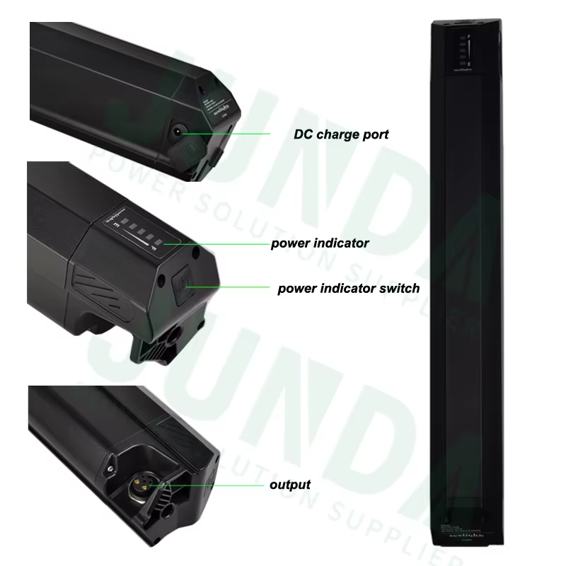 059 Sunlight ebike batterie 36V 48V 10.4Ah 13Ah 14Ah 17.5Ah 21Ah 250w 350w 500w