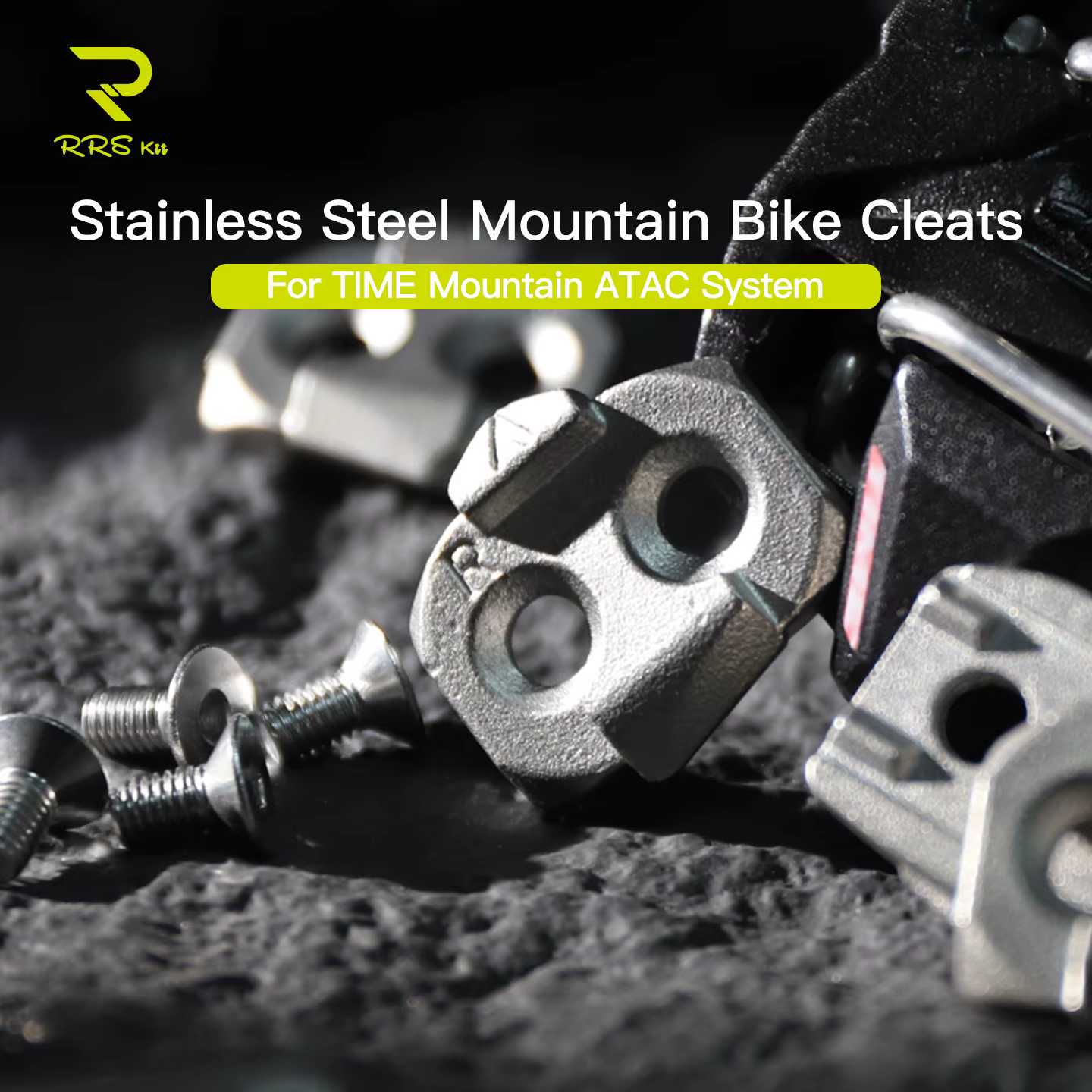 RRSKIT – crampons de vélo de montagne en acier inoxydable