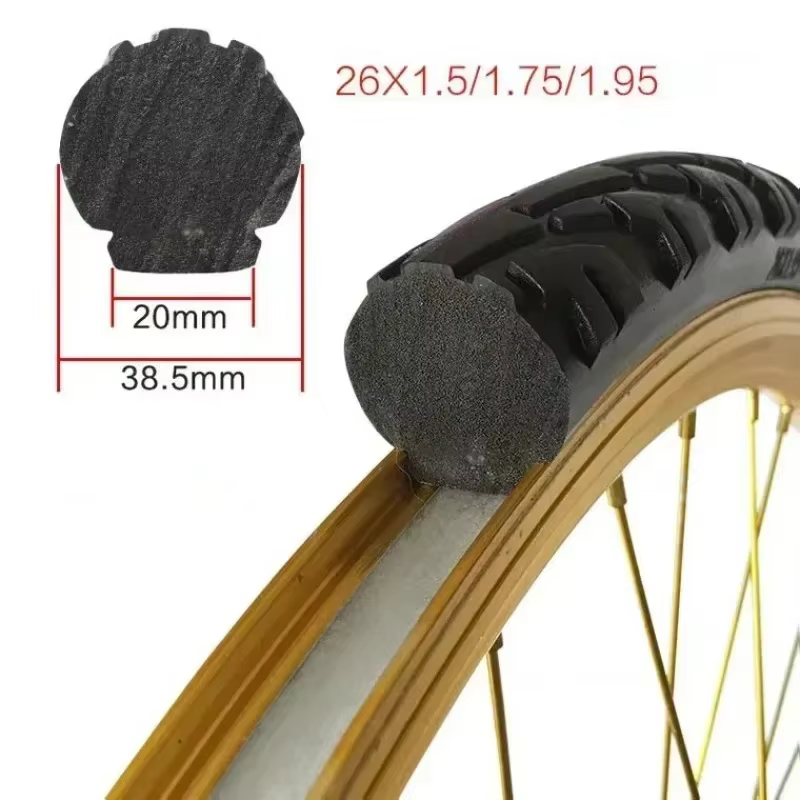 Pneu solide de vélo 20/24/26 pouces x1.50/1.95/1 3/8 pneus solides