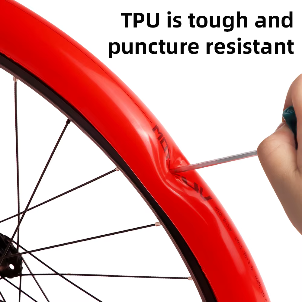 2 pièces TPU chambre à air de vélo pneu vélo vtt 26/27