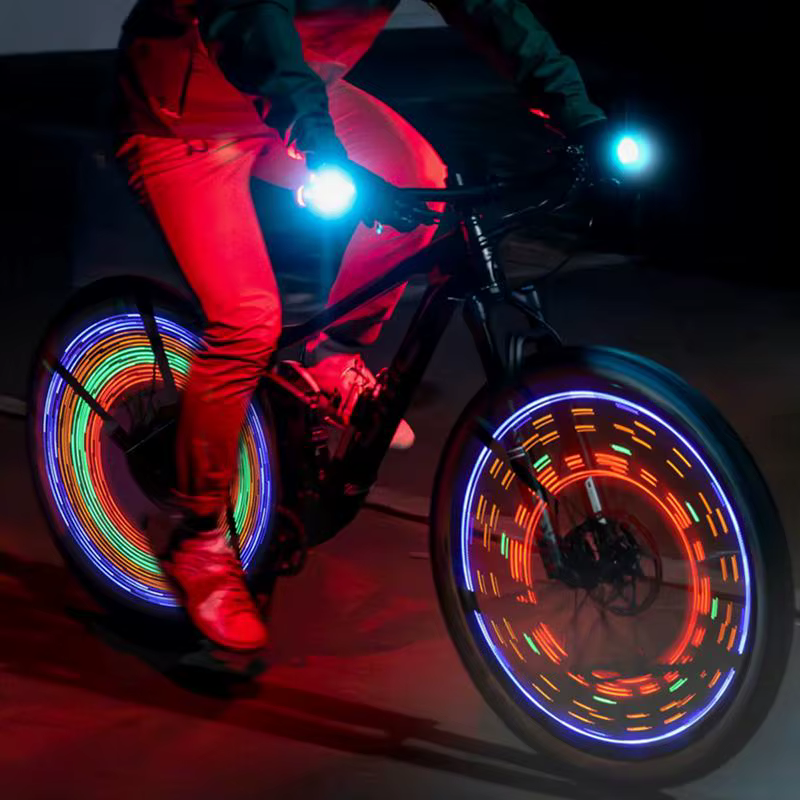 Lumières pour roues de vélo 16LED