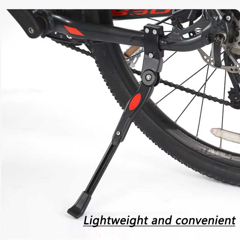 Béquille de vélo de route et VTT en aluminium réglable 24/26/27.5/29/700C – Support latéral arrière