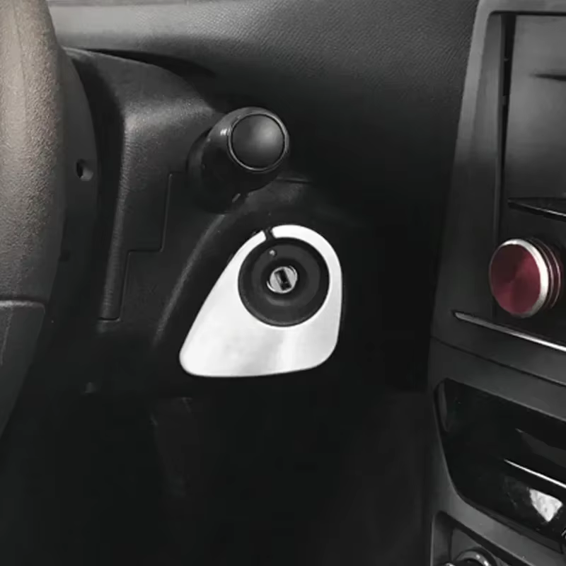 Anneau de bouton de démarrage, accessoires de voiture, couvercle de décoration, garniture à paillettes d'allumage pour Peugeot 2008 208 308 408 508 3008