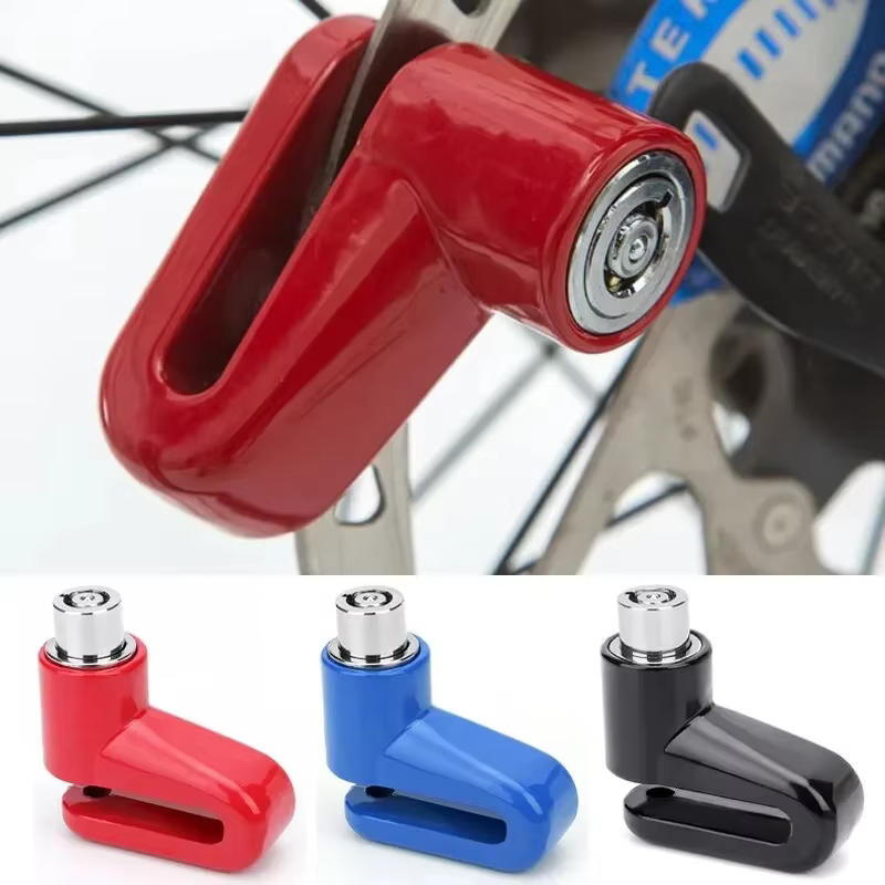 Verrouillage antivol de frein à disque de moto | Verrou de roue de sécurité pour vélos de montagne et de route |