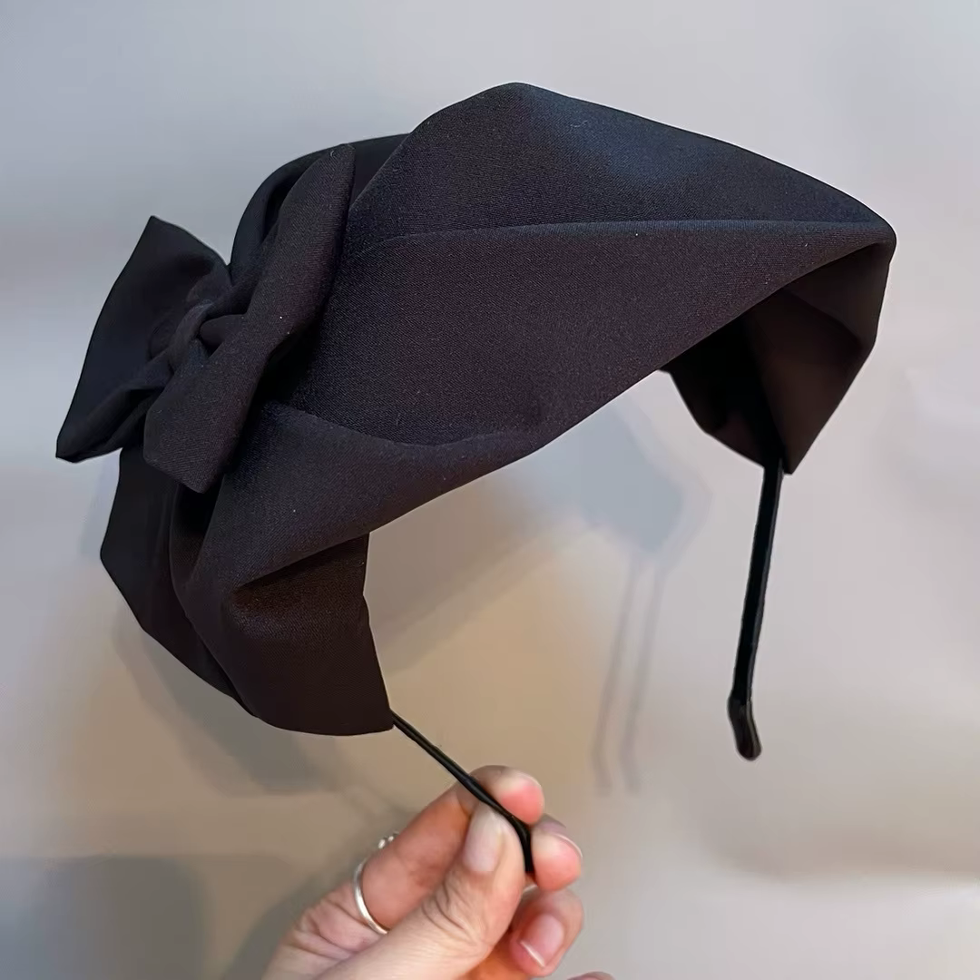 Pince à cheveux demi-bandeau français rétro, accessoires pour cheveux pour femmes, béret à pois, accessoire pour cheveux