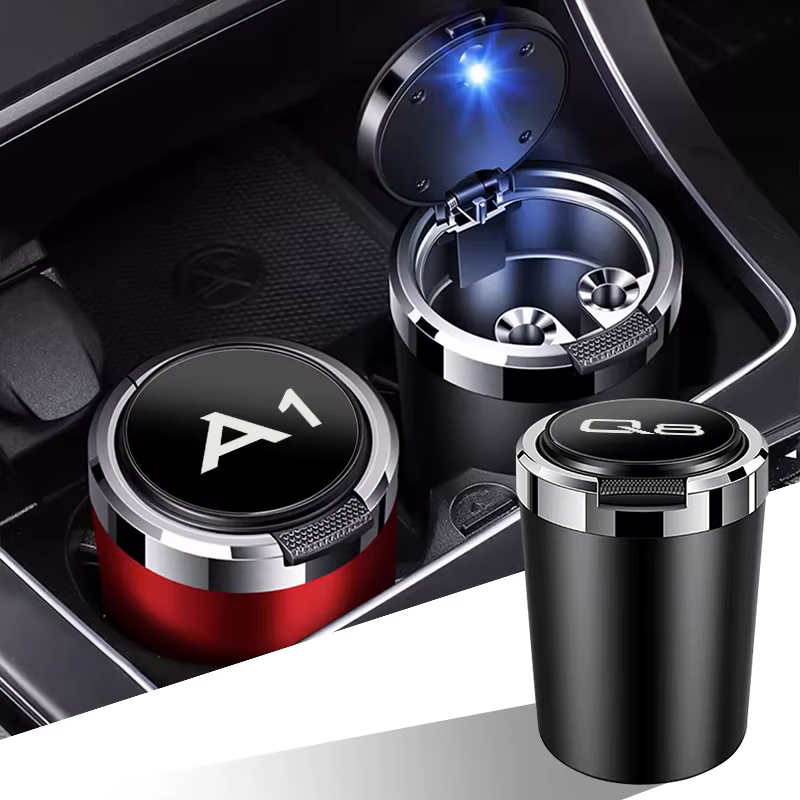 Cendrier de voiture pour Audi, accessoires de véhicules, nouveauté, a4, b6, b7, b9, a3, 8l, 8p, 8v, q3, a7, a4, b8, a6, c6, 4f, c7, a5, q8, a7, a8