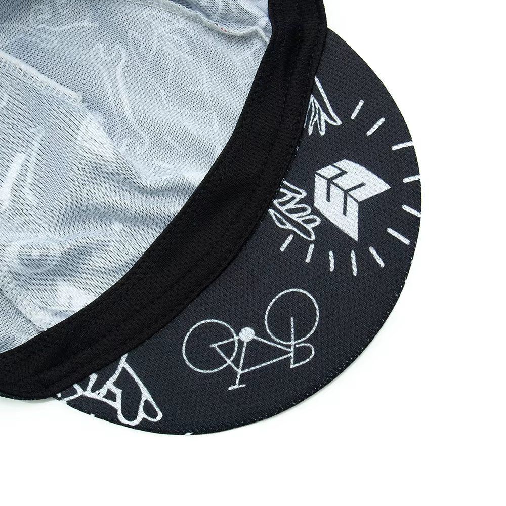 Casquette de cyclisme noire