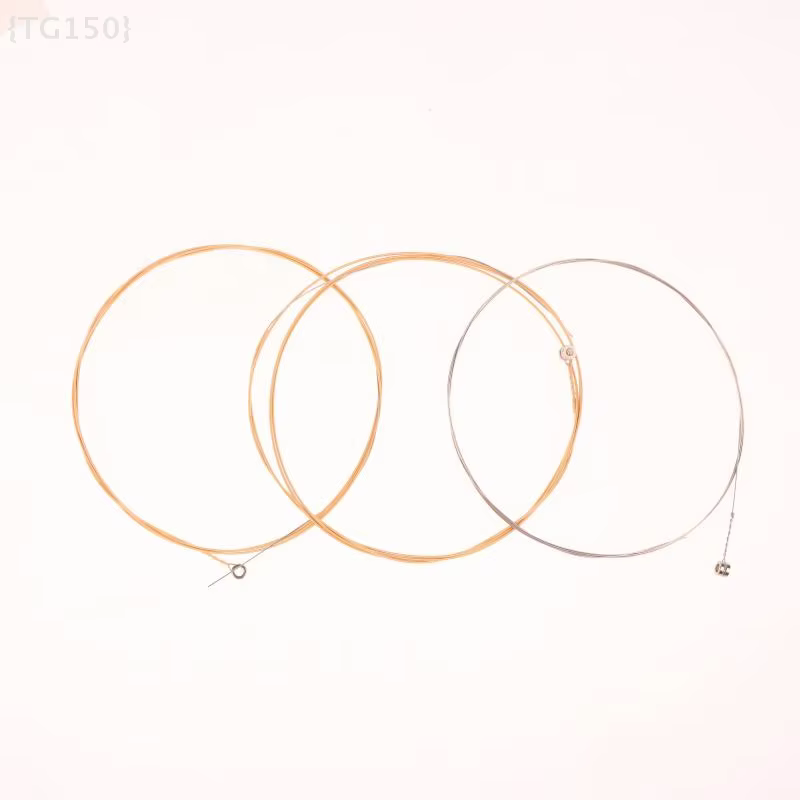 Jeu de cordes pour guitare acoustique, 1 pièce, sensation lisse, sans oxydation, idéal pour les Instruments de ballade et et ethniques
