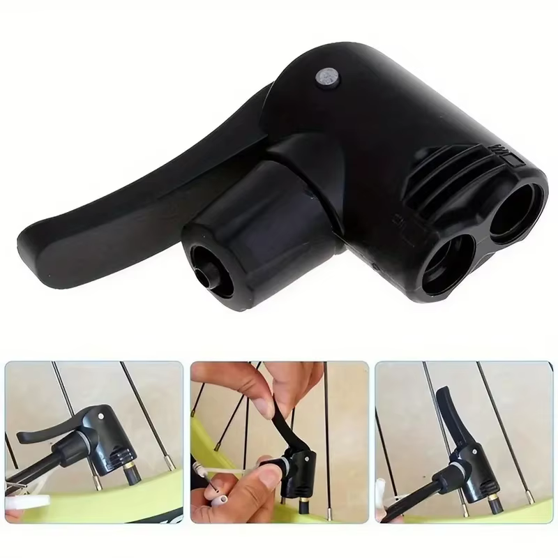 Adaptateur de buse de pompe à vélo - Double tête Presta et Schrader