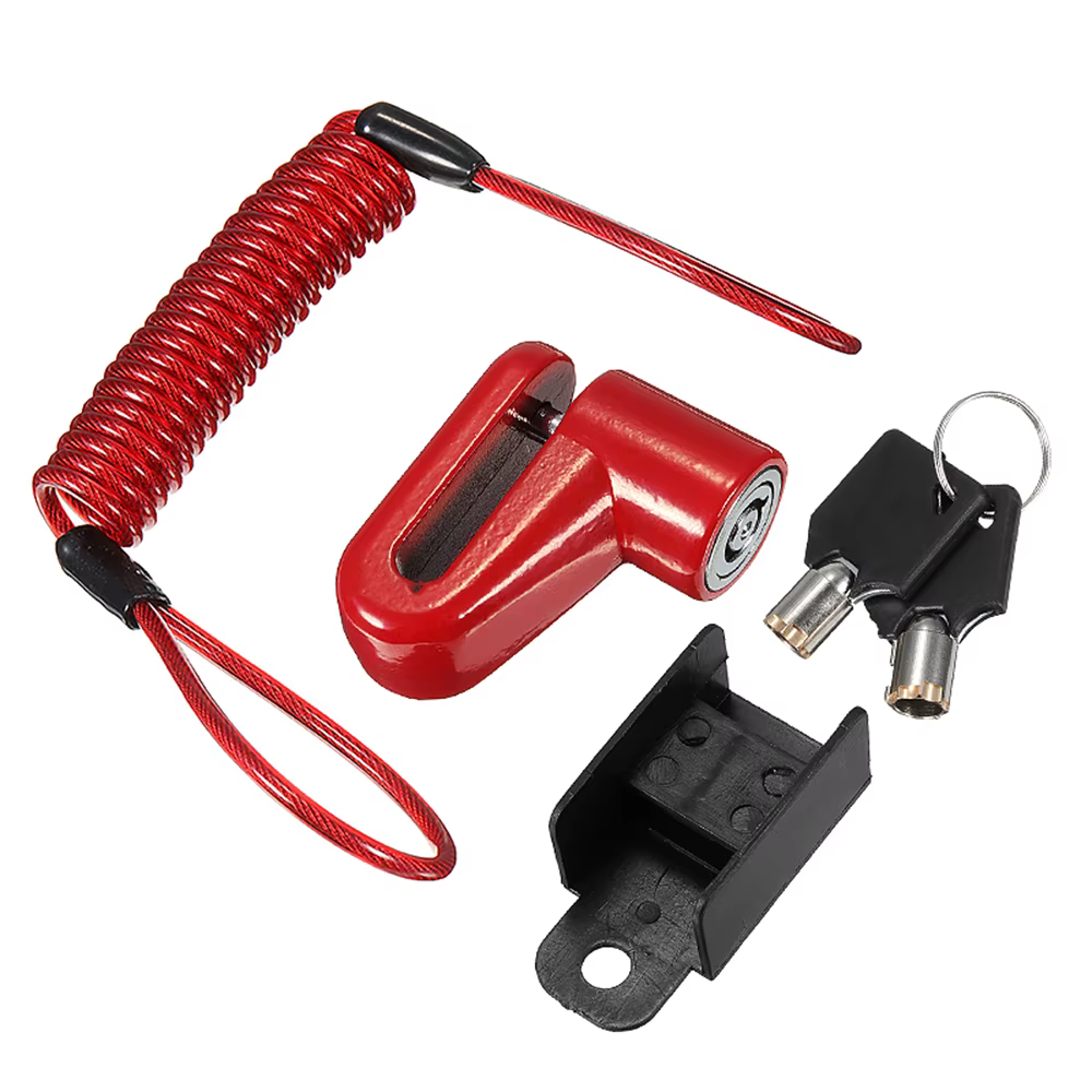 Remplacement antivol de casier de roue de freins à disque de serrure de fil d'acier pour le Scooter électrique de Xiaomi Mijia M365