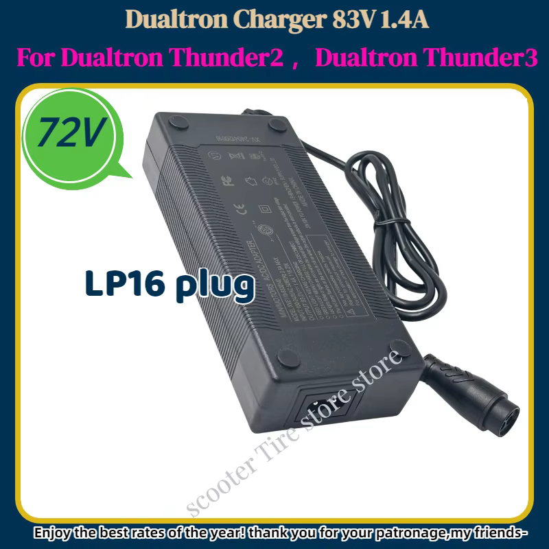 Chargeur Original Minimotors Dualtron 83V 1.5A (Connecteur LP) pour trottinettes électriques