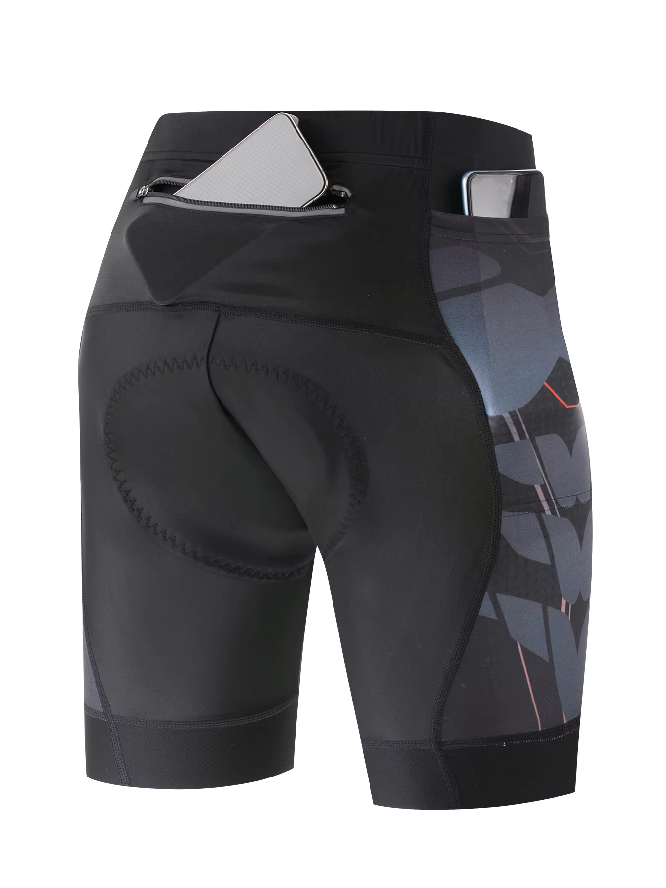 Shorts de cyclisme pour hommes avec rembourrage 3D