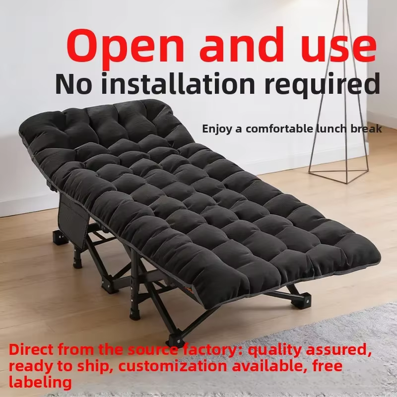 Système de lit pliant convertible, lit portable, lit de sieste, lit de bureau, lit d'hôpital, canapé individuel, usage domestique